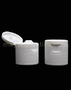 28/415 Flip Top Ribbed, White