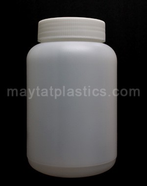 2 Litre Round Container, HDPE