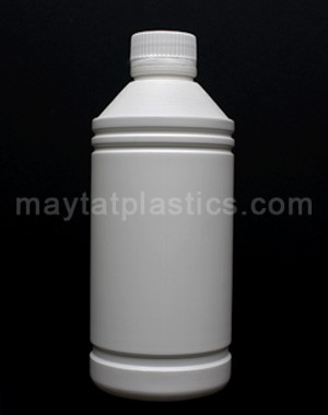 1 Litre Round Coolant Bottle, HDPE