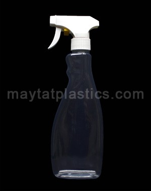 500ml Flat Window Cleaner Bottle, PVC