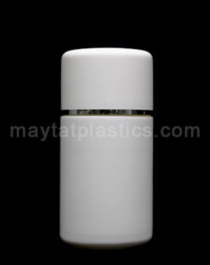 120ml Broad Round Bottle, HDPE