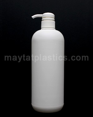 1 Litre Round Shoulder Bottle, HDPE